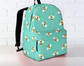 backpack with bee