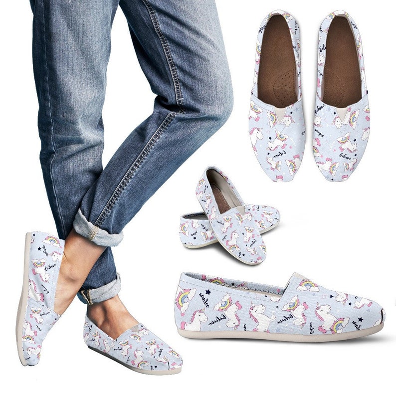 Women Canvas Shoes Unicorn Gifts | Unicorn Women Shoes Unicorn Shoes Women Casual Shoes Shoes With Unicorn Style