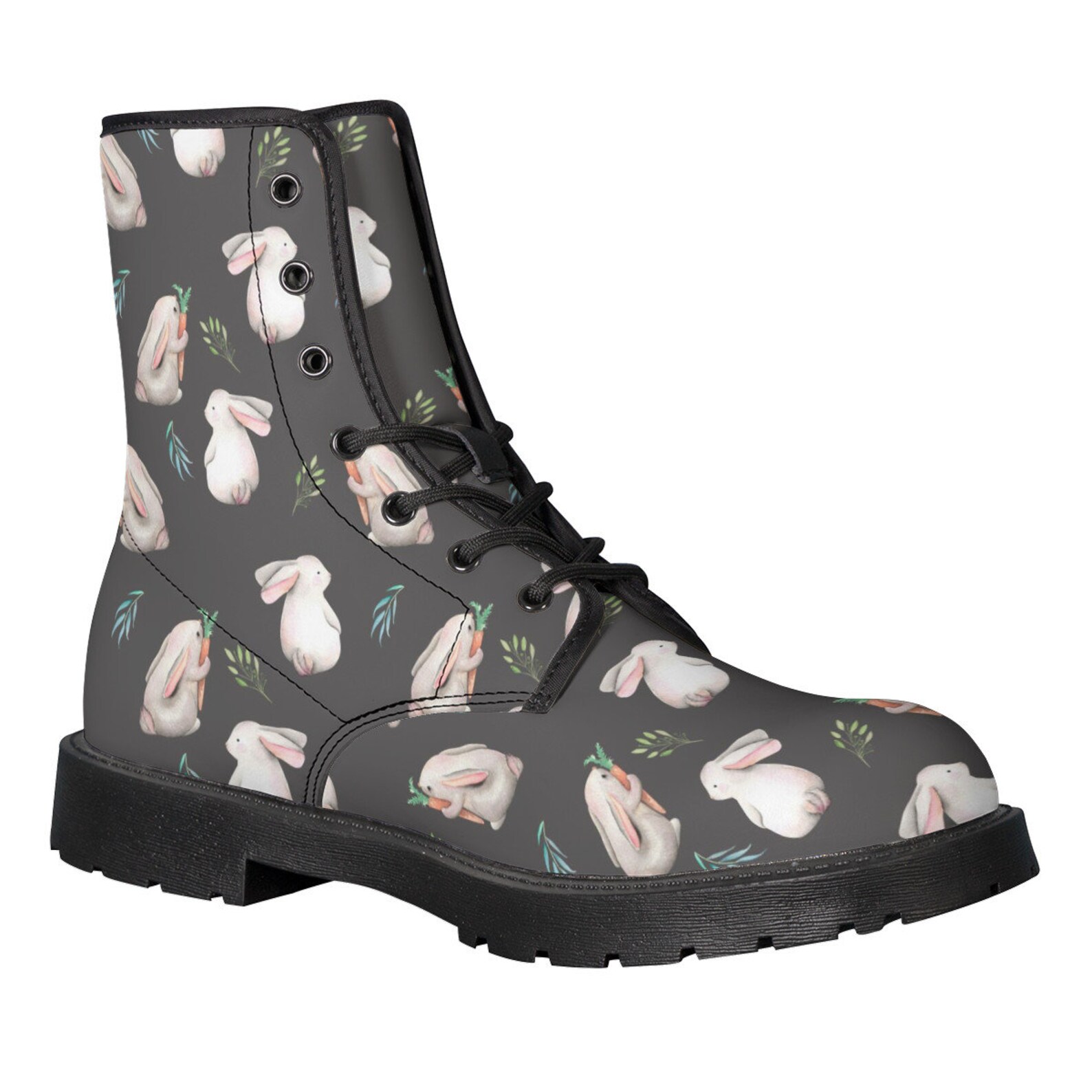 Rabbit Boots Rabbit Leather Boots Rabbit Women Boots Rabbit Etsy