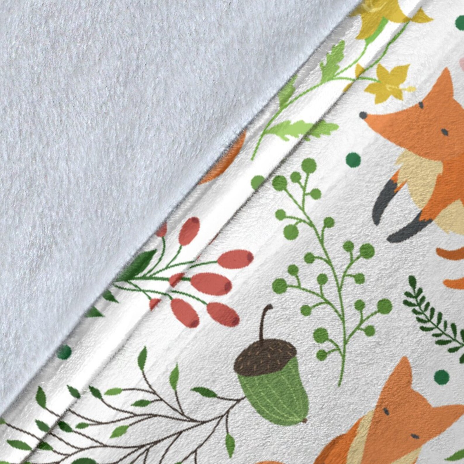 Fox Blanket Fox Throw Blanket Fox Fleece Blanket Fox Adult Etsy