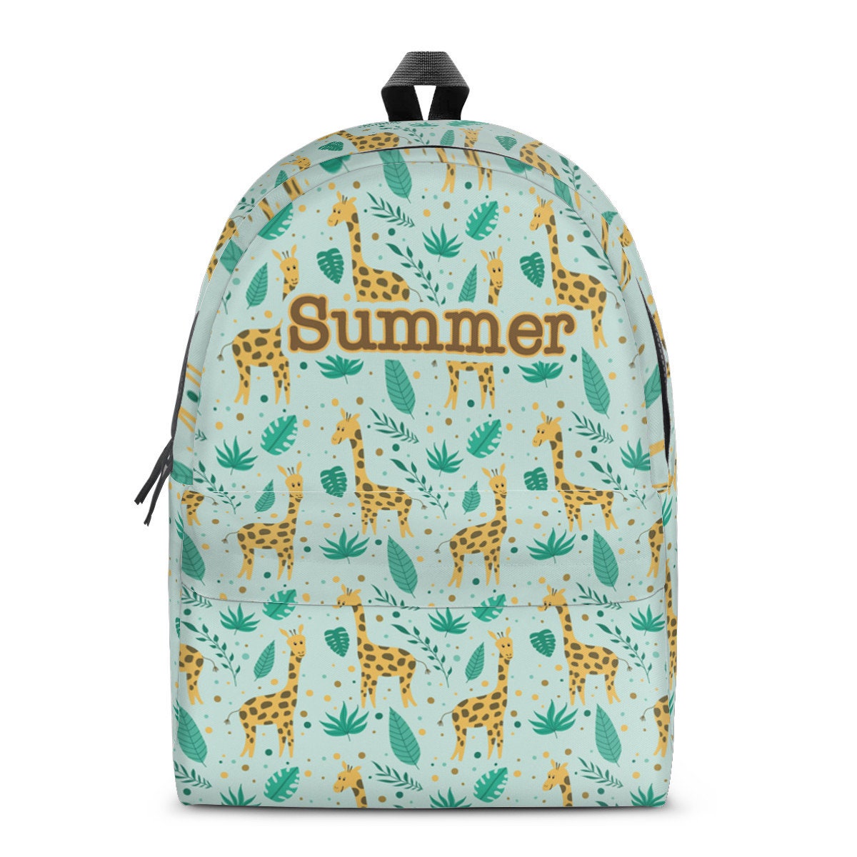 Personalized Giraffe Backpack Giraffe Backpack Kid Giraffe Etsy