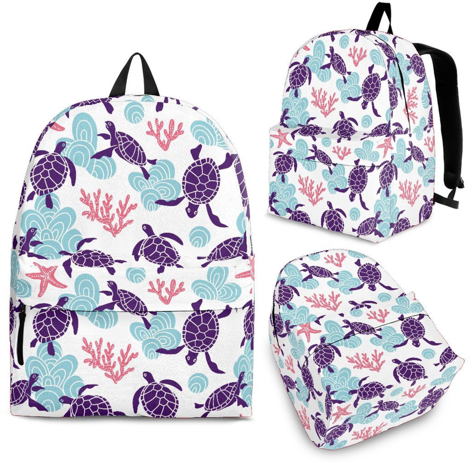 Personalized Turtle Backpack Backpack Rucksack Backpack Etsy UK