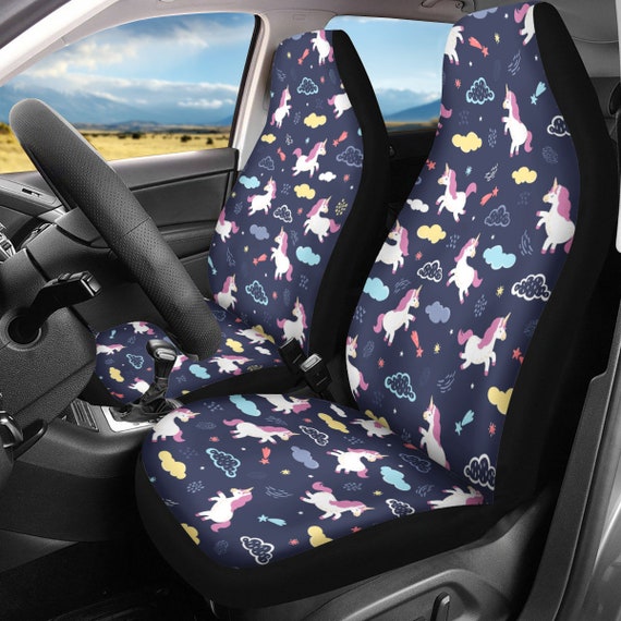 Unicorn Car Seat Cover Unicorn Car Seat Set Unicorn Bench Etsy