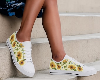 Autumn Sunflower Men's Sneakers
