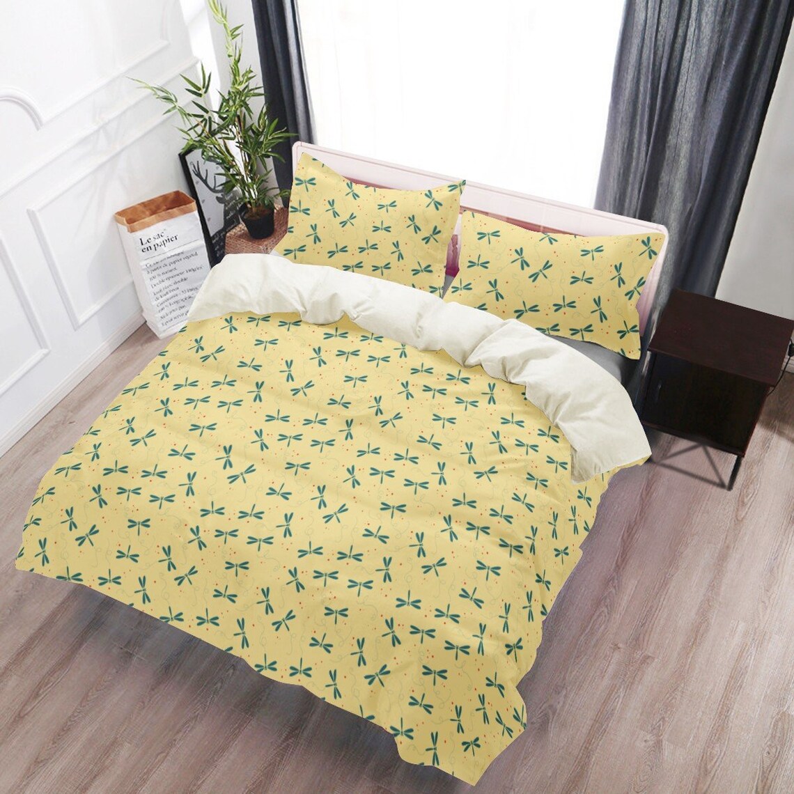 Dragonfly Duvet Cover Set Etsy