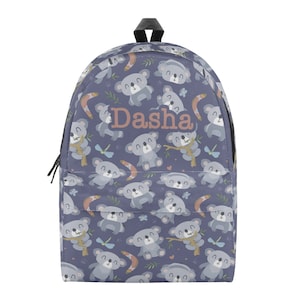 Sac à dos Koala personnalisé Cadeau Koala | Amoureux des koalas | Koala