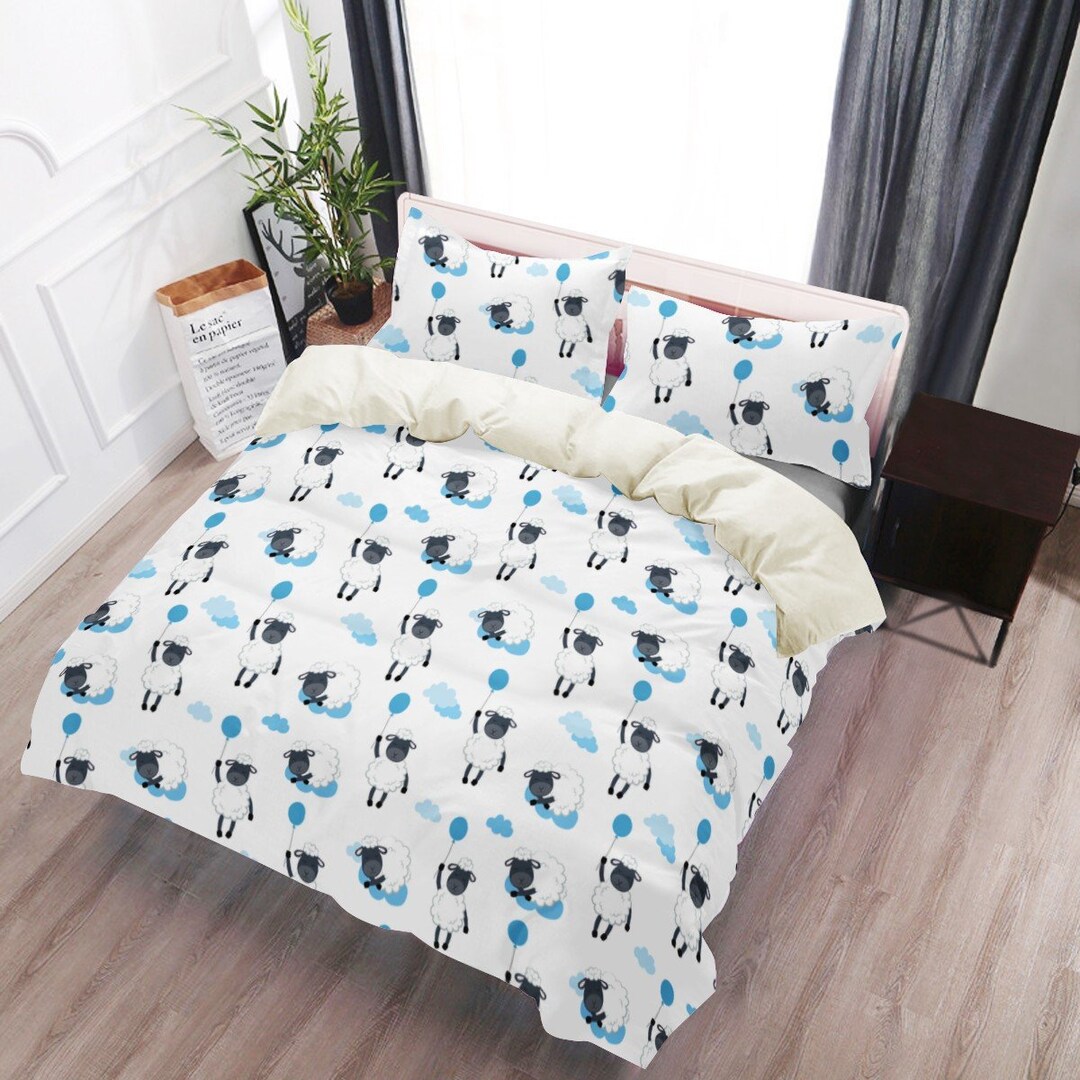 Sheep Duvet Cover Set Etsy