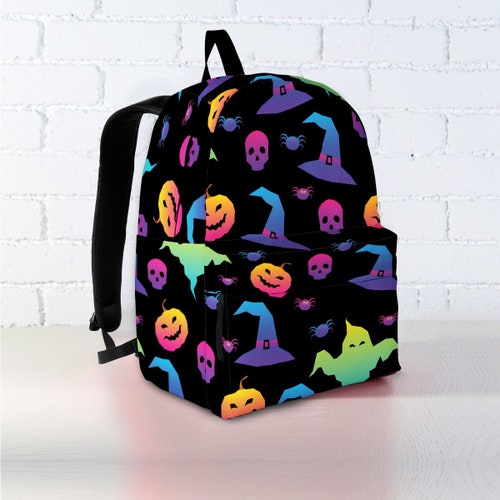 Personalized Halloween Backpack Backpack Backpack Women Etsy