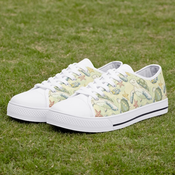 Turtle Shoes Turtle Sneakers Turtle Women Shoes Turtle Kid Shoes Shoes With Turtle Etsy