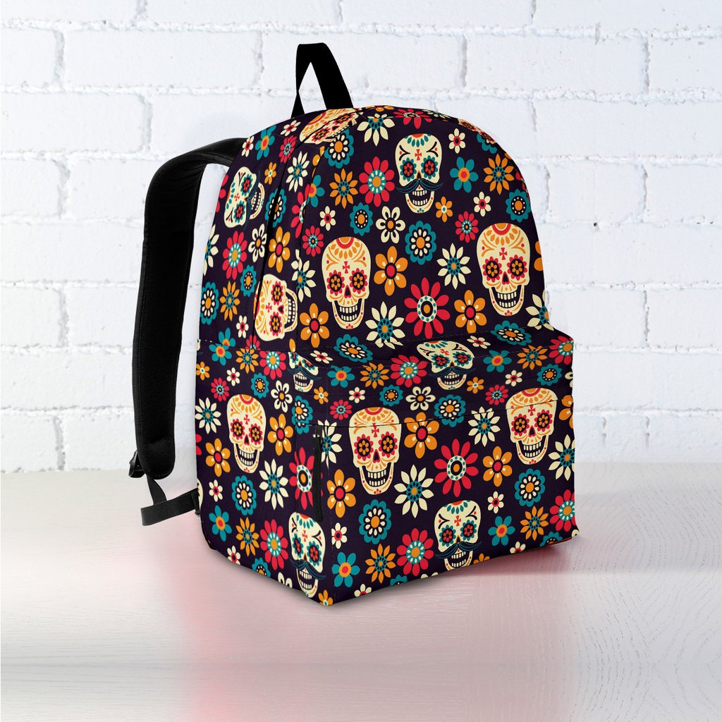 Personalized Sugar Skull Backpack Backpack Rucksack Etsy UK