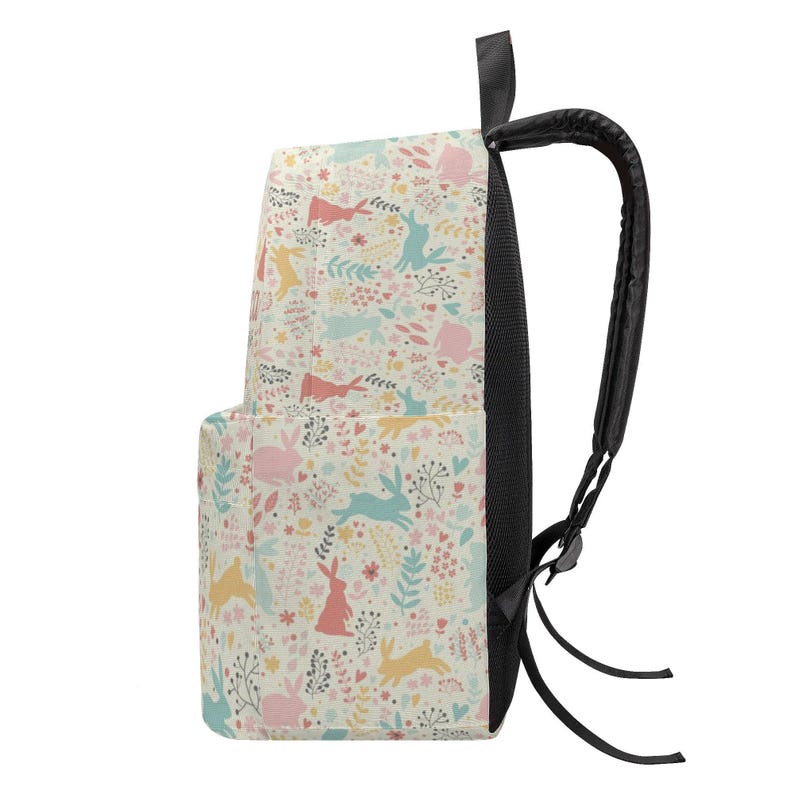 Personalized Rabbit Backpack: Custom Kids School Bag image 3