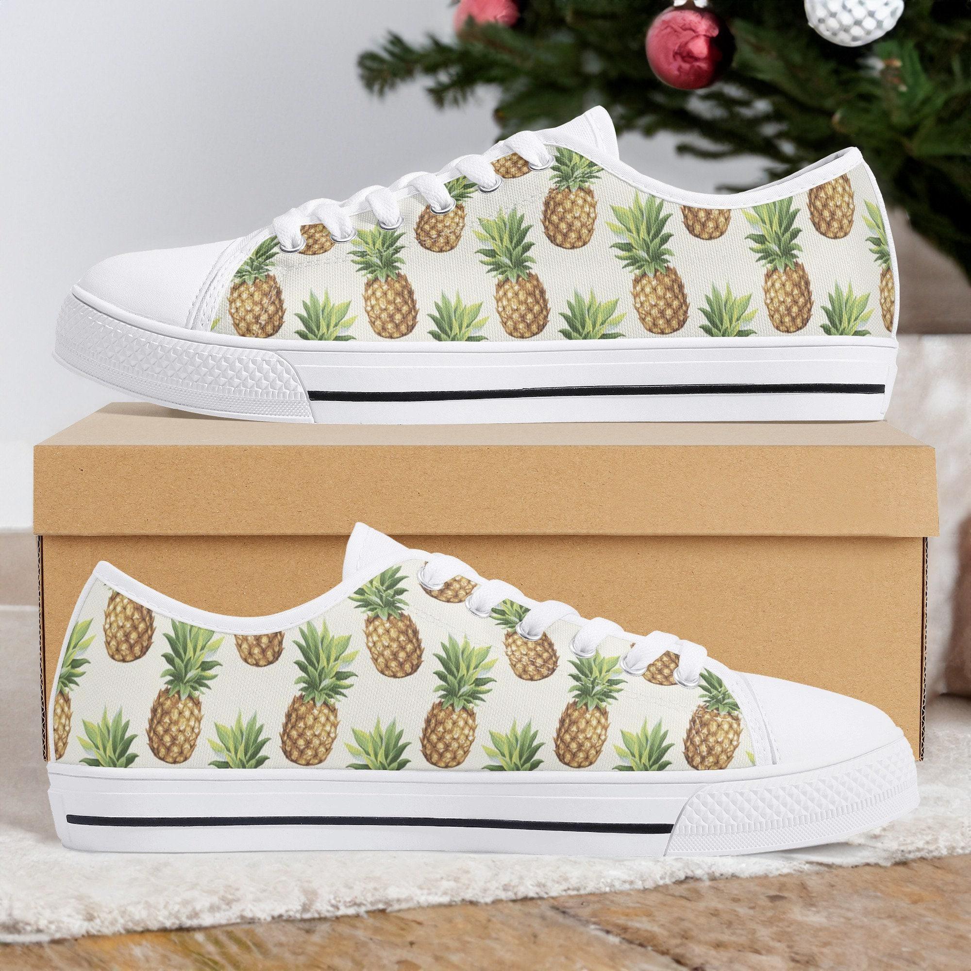 Pineapple Print Canvas Sneakers: Tropical Women display picture 2