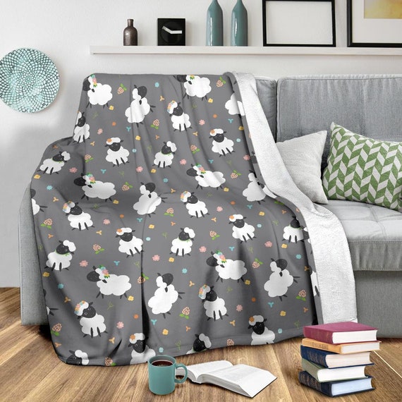 Sheep Blanket Sheep Throw Blanket Sheep Fleece Blanket Sheep Kid Blanket Sheep Adult Blanket Etsy Canada