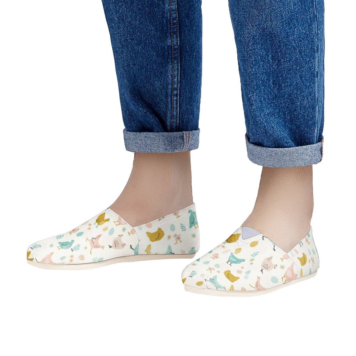 Chicken Shoes Chicken SlipOn Chicken Women Shoes Etsy