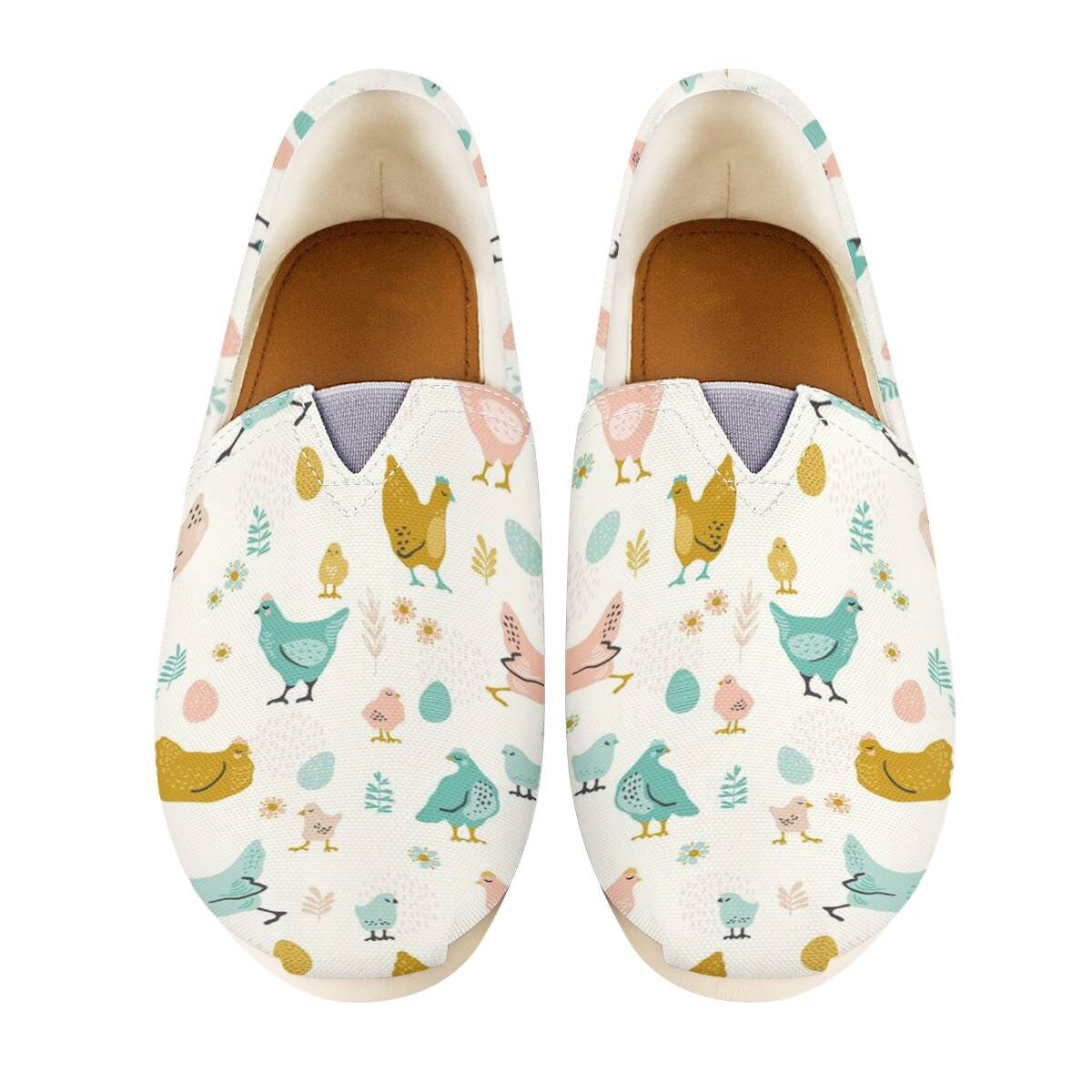 Chicken Shoes Chicken SlipOn Chicken Women Shoes Etsy