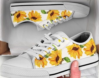 KJGDFS Sunflower Skate Shoes Designer Slip for Girls KJGDFS Sunflower Skate Shoes Designer Slip for Girls