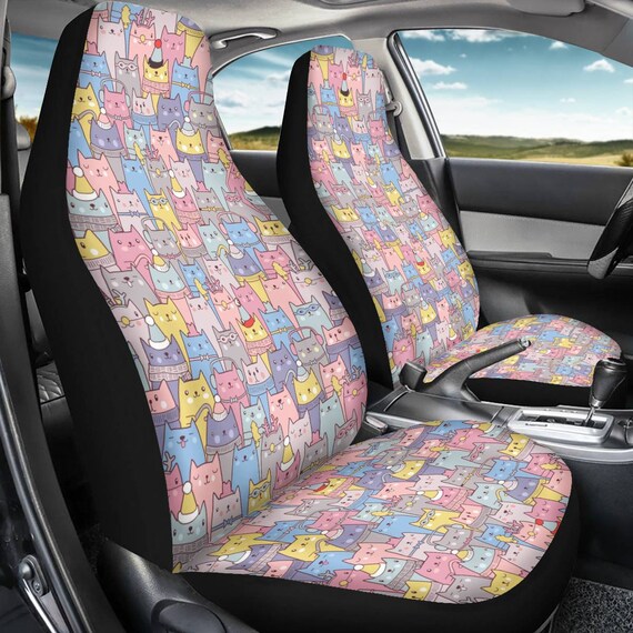 Cat design car seat cheap covers