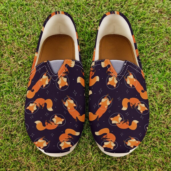 Fox Shoes | Fox Women Shoes | Shoes With Fox | Women Canvas Shoes |   Style | Women Casual Shoes | Fox Gifts |