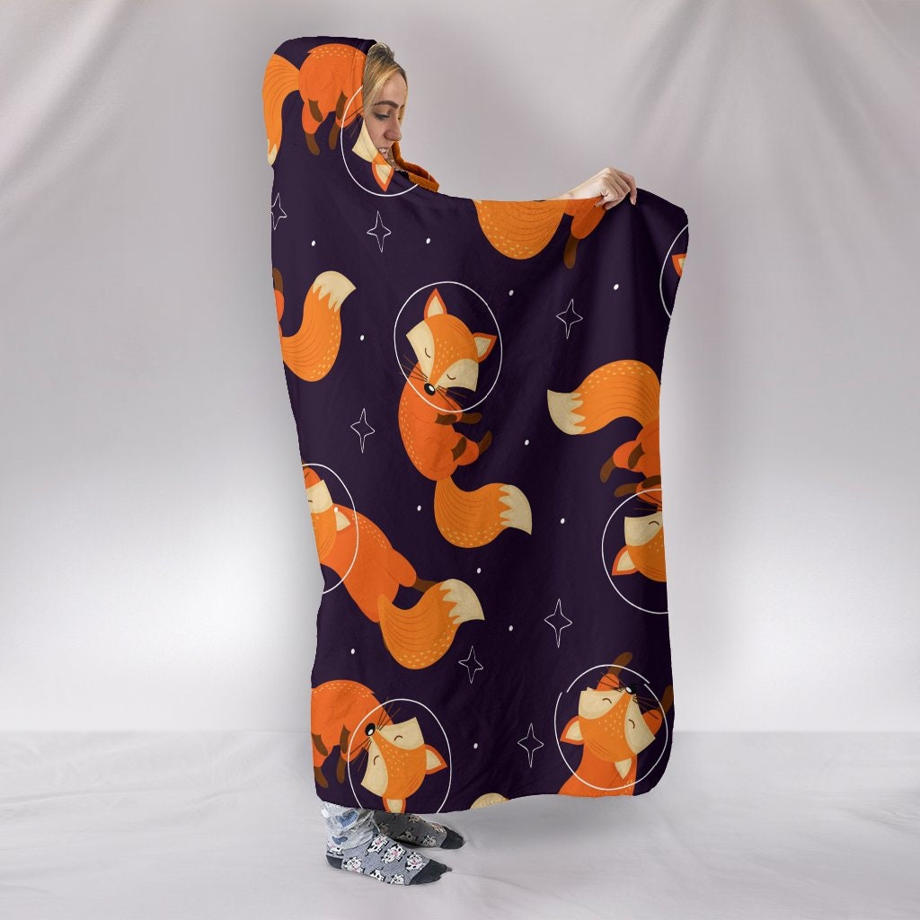 Fox Hooded Blanket | Fox Blanket
