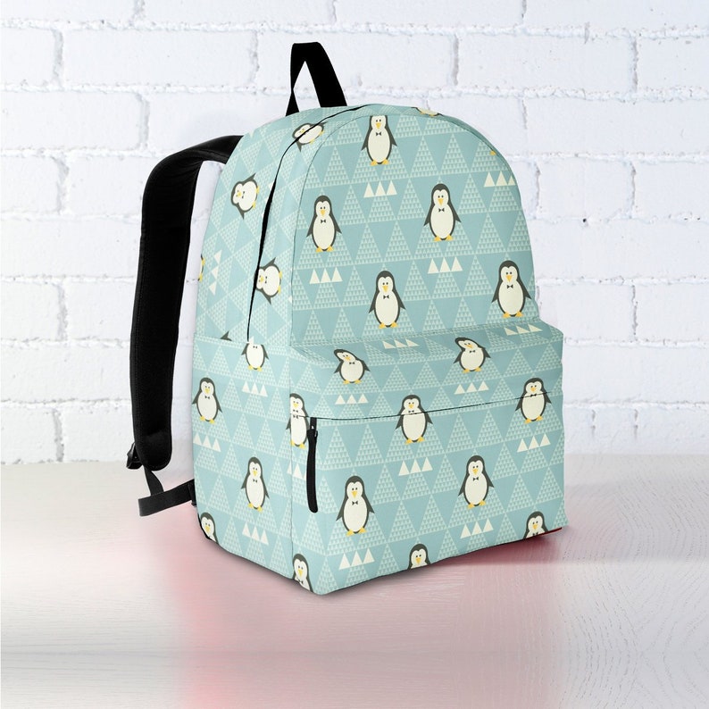 Personalized Penguin Backpack Penguin Backpack Kid Penguin Etsy