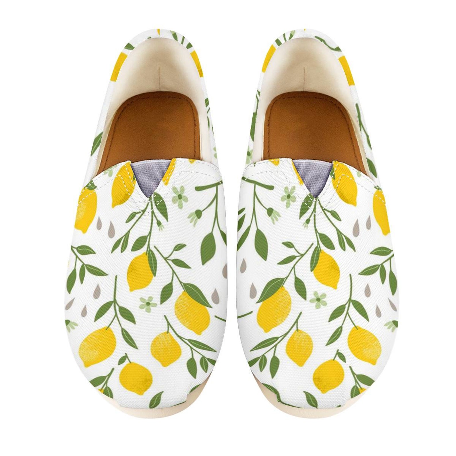 Lemon Shoes Lemon Women Shoes Shoes With Lemon Lemon Etsy