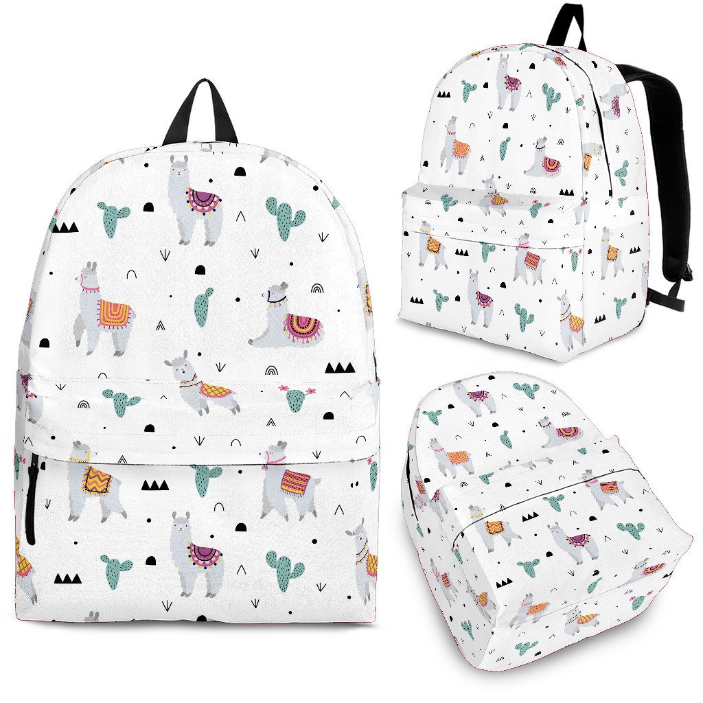 Personalized Llama Backpack Backpack Backpack Women Laptop Etsy