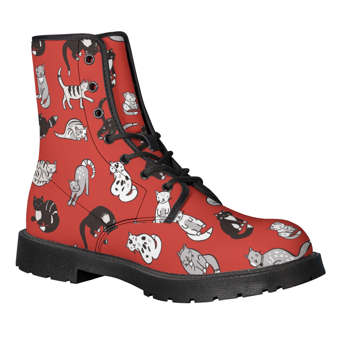 Cat Boots Cat leather boots Cat women boots Cat men boots Etsy