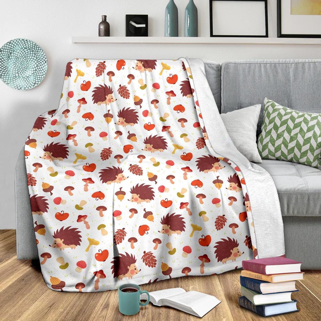 Hedgehog Blanket Hedgehog Throw Blanket Hedgehog Fleece Etsy UK