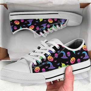 Halloween Shoes, Halloween Sneakers, Halloween Women Shoes, Halloween Kid Shoes