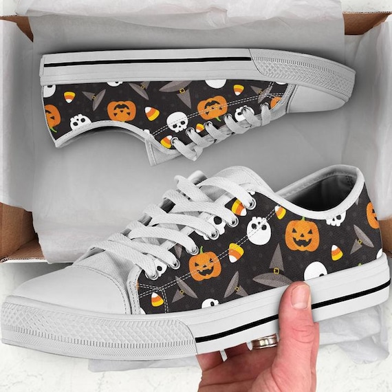 Halloween Shoes Halloween Sneakers Halloween Women Shoes Etsy Ireland