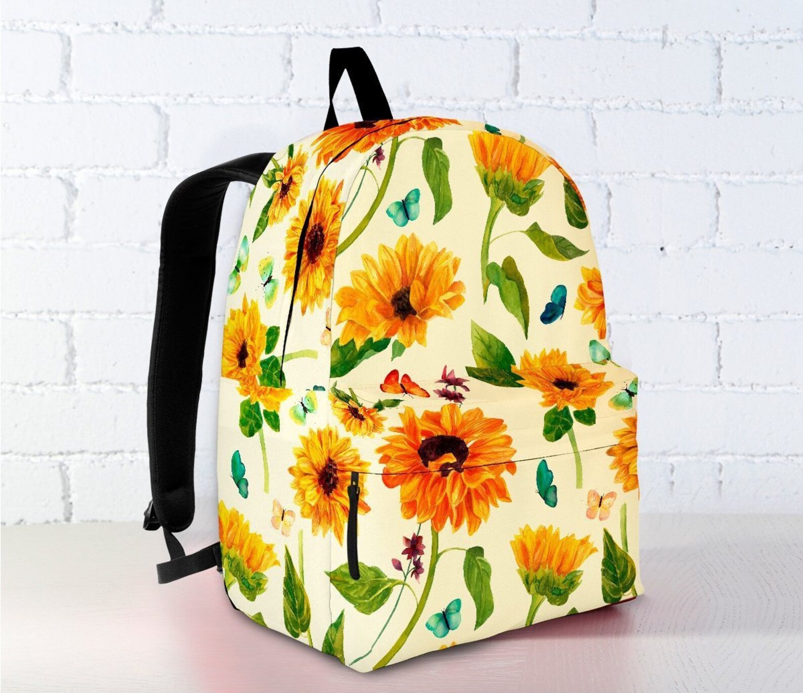 Personalized Sunflower Backpack Backpack Backpack Women Etsy