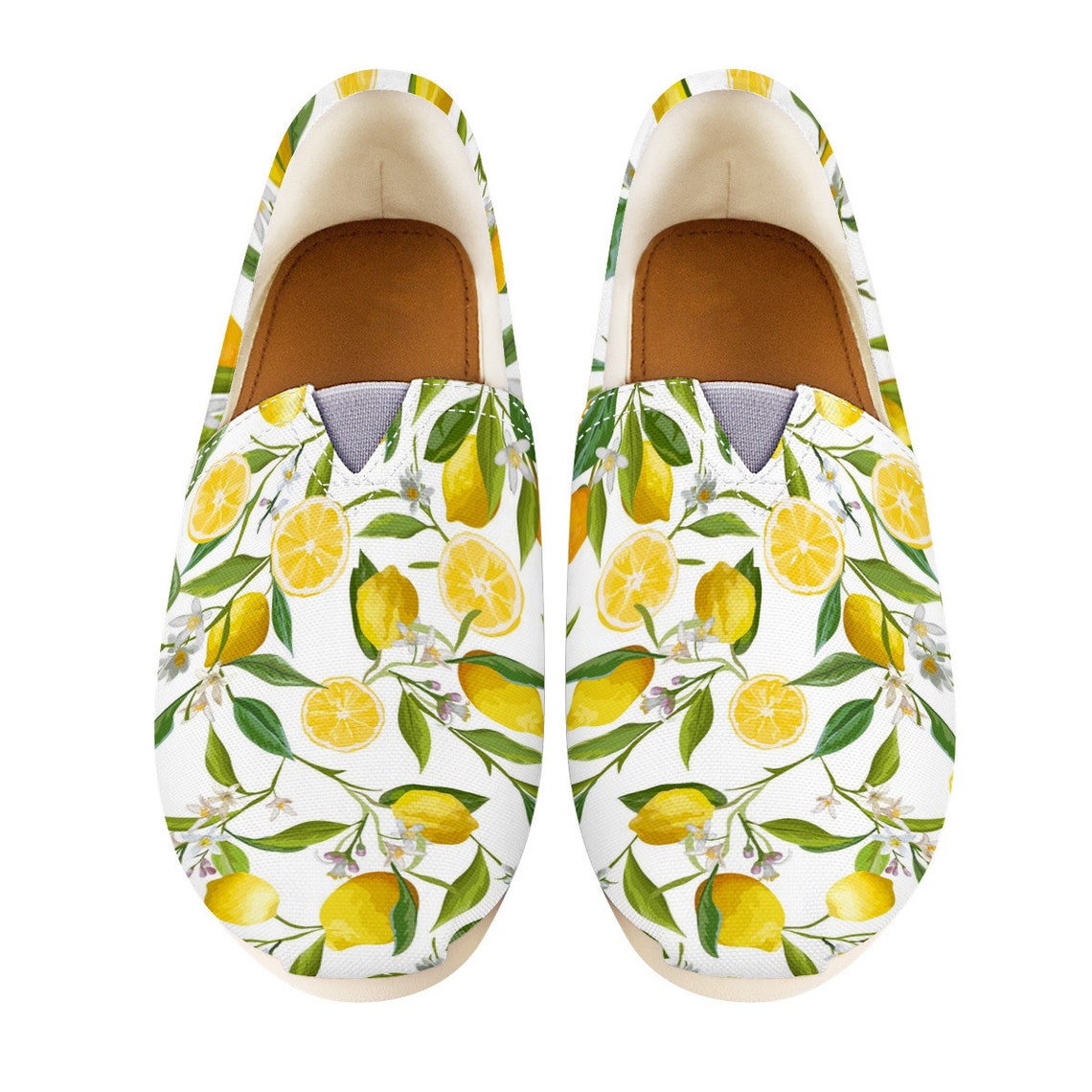 Lemon Shoes Lemon Women Shoes Shoes With Lemon Lemon | Etsy