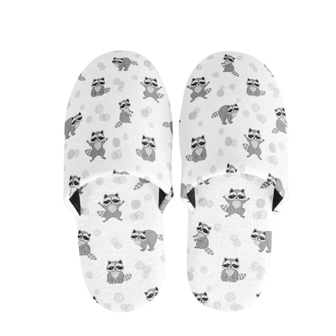 racoon slippers