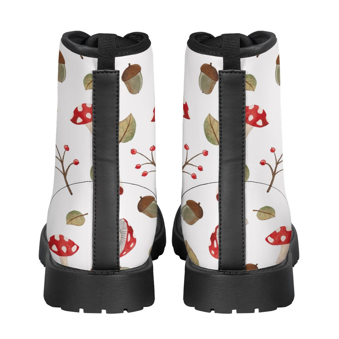 mushroom leather boots