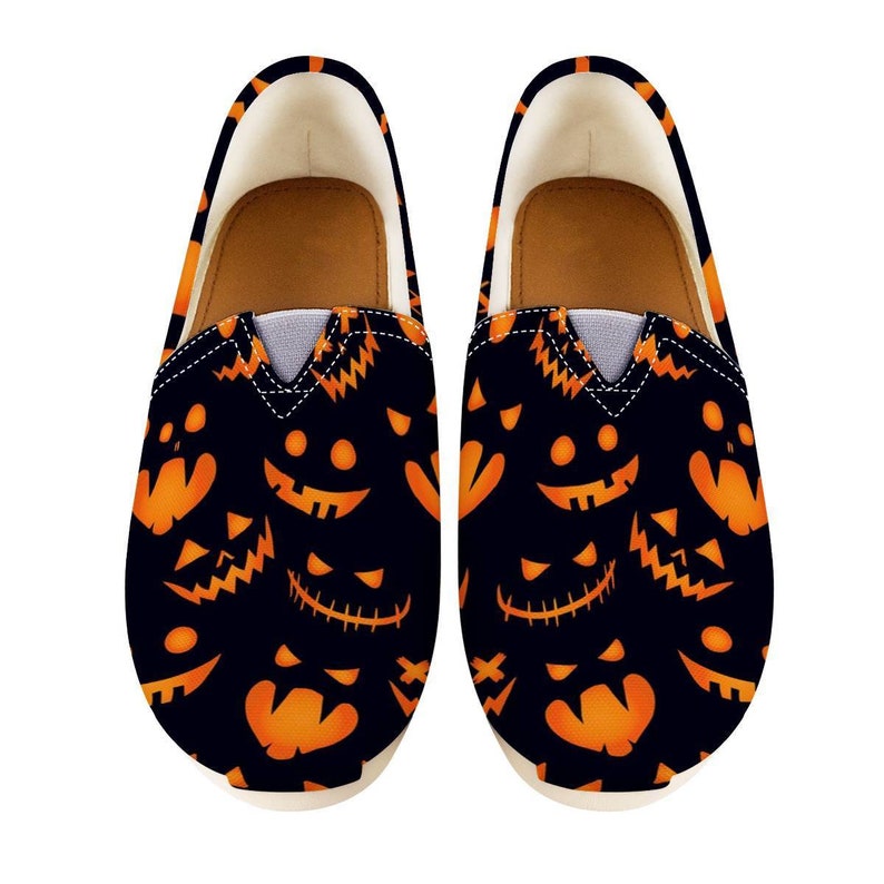 Halloween Shoes Halloween Women Shoes Shoes With Halloween Etsy