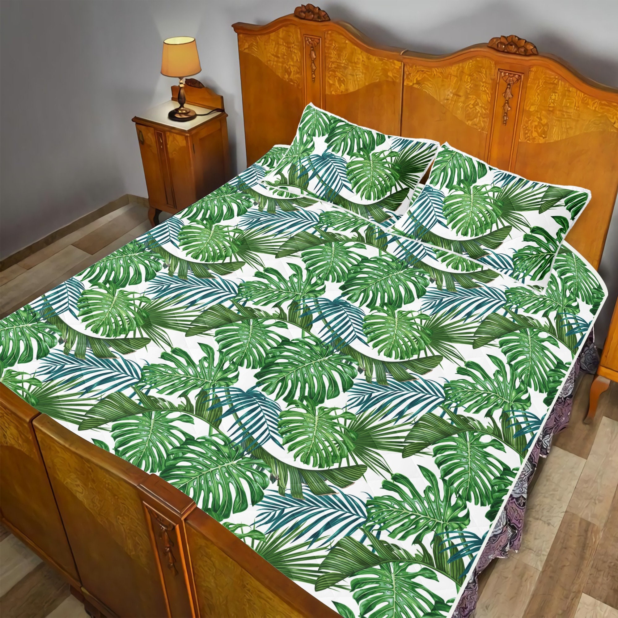 Tropical Quilt Tropical Quilt Sets Tropical Quilt Bed Sets Etsy