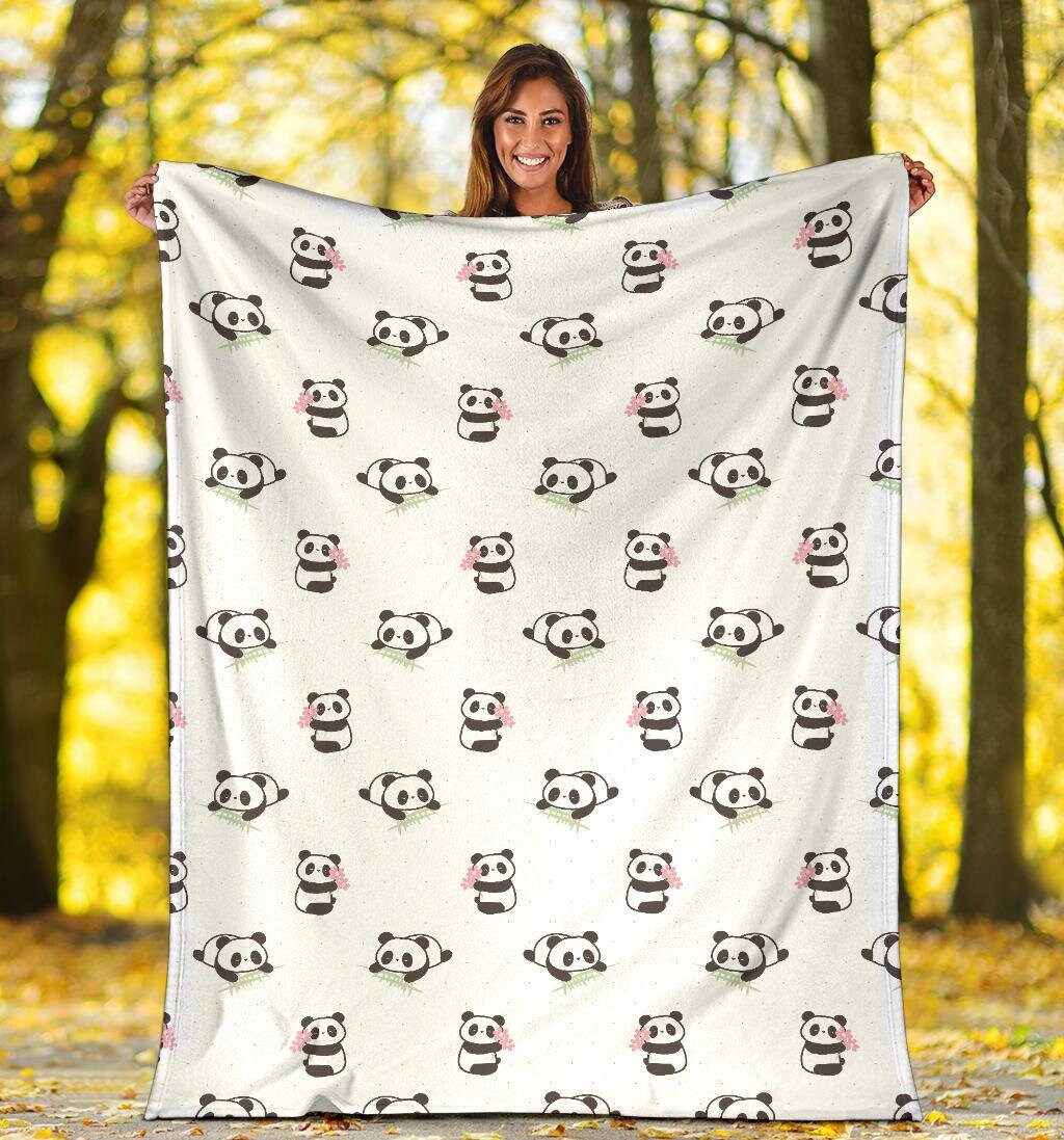Panda plush blanket hotsell