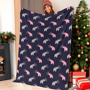Elephant Blanket, Elephant Throw Blanket, Elephant Fleece Blanket, Elephant Kid Blanket, Elephant Adult Blanket