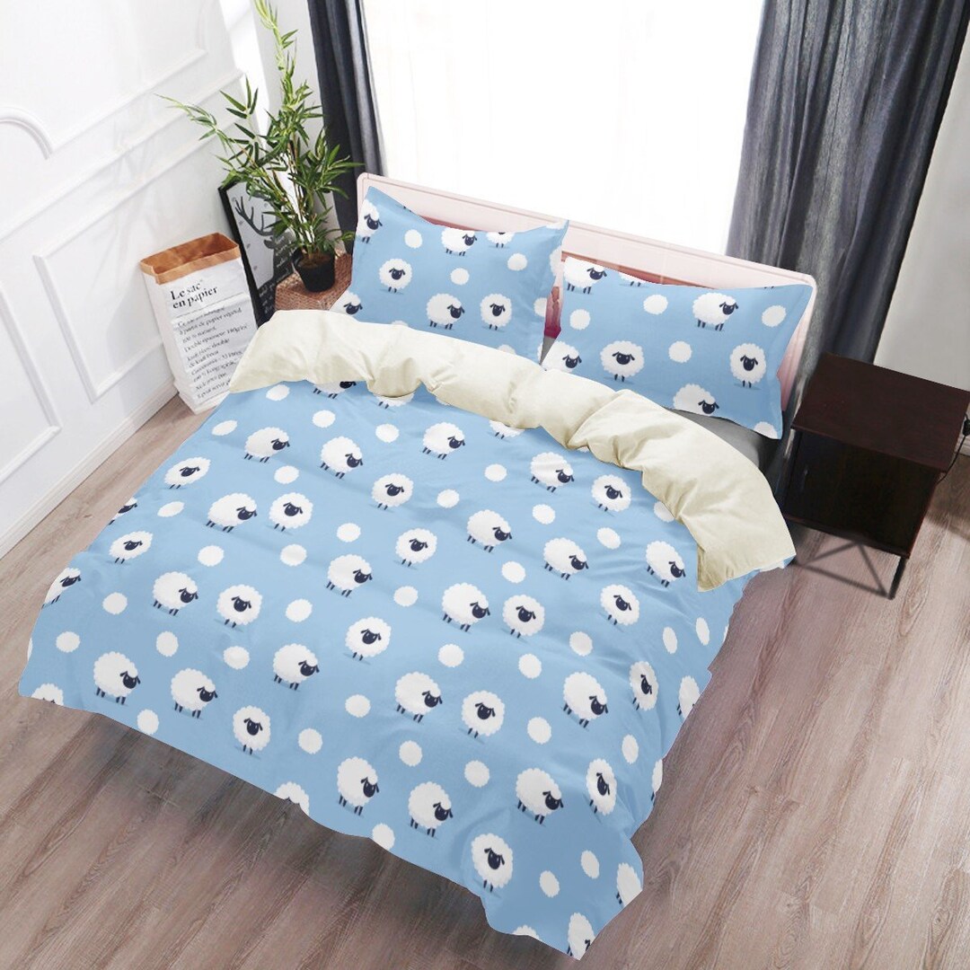 Sheep Duvet Cover Set Etsy