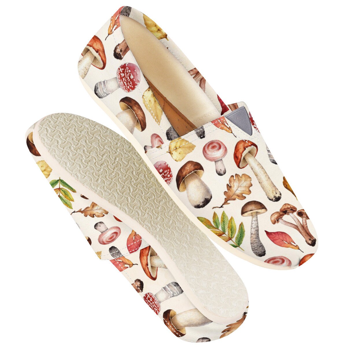 Mushroom Shoes Mushroom Women Shoes Shoes With Mushroom Etsy