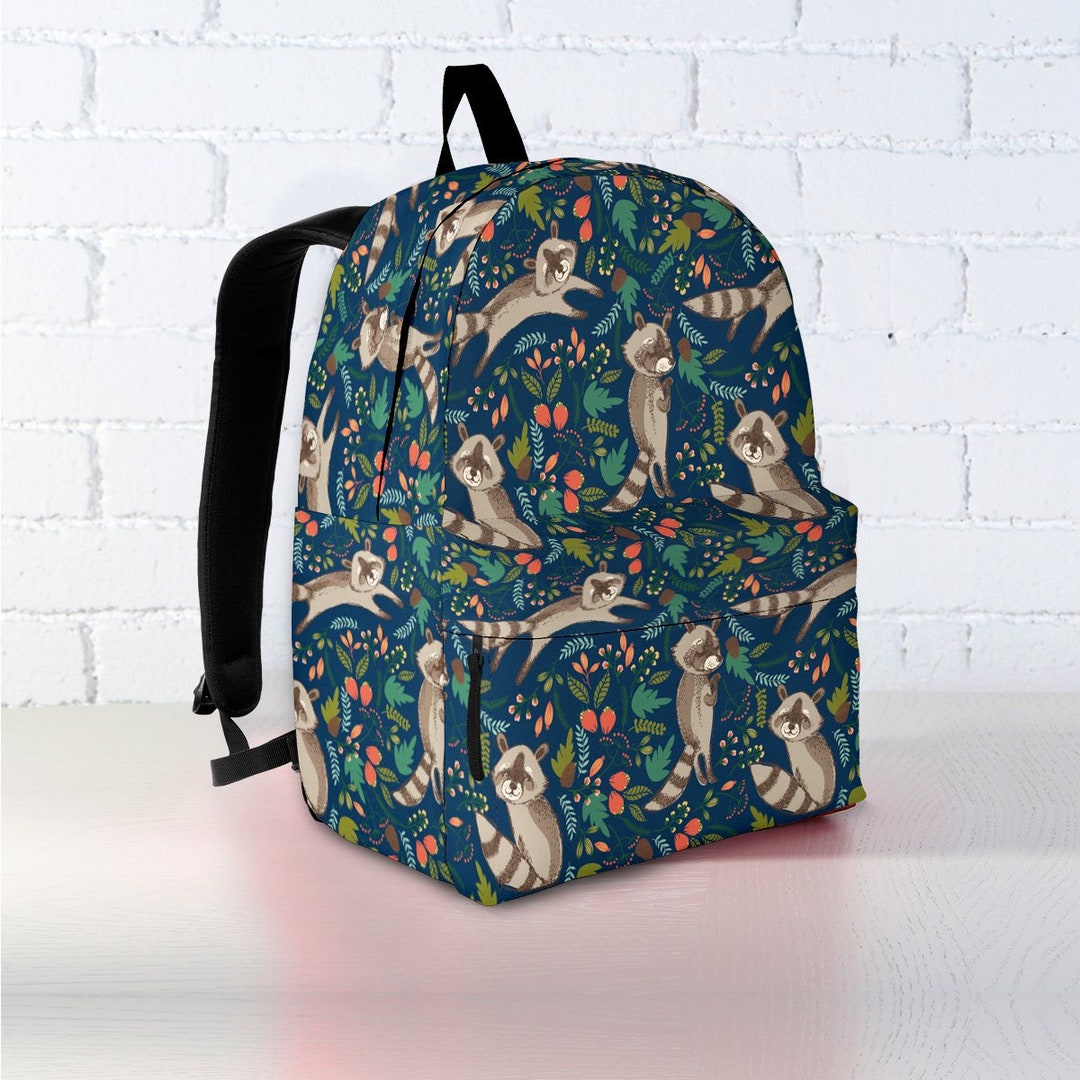 Led Raccoon Backpack Personalized Raccoon Backpack: Custom Kid or Adult Sizes - Etsy