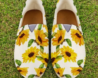 Sunflower Shoes | Sunflower Women Shoes | Shoes With Sunflower | Sunflower Wedding Theme | Sunflower Wedding | Sunflower Gifts | Sunflower