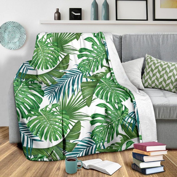 Leaf Throw Blanket Etsy