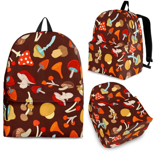 Personalized Mushroom Backpack Mushroom Backpack Kid Mushroom