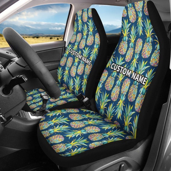 Personalisierte Ananas-Autositzbezug, Ananas-Autositz-Set, Ananas