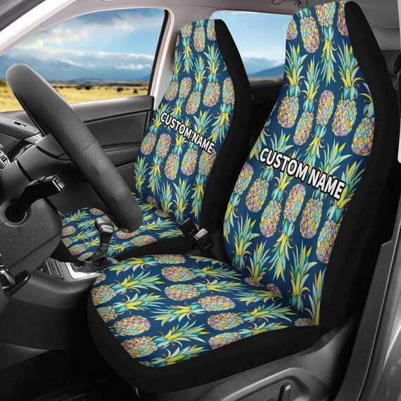 Personalisierte Ananas-Autositzbezug, Ananas-Autositz-Set, Ananas