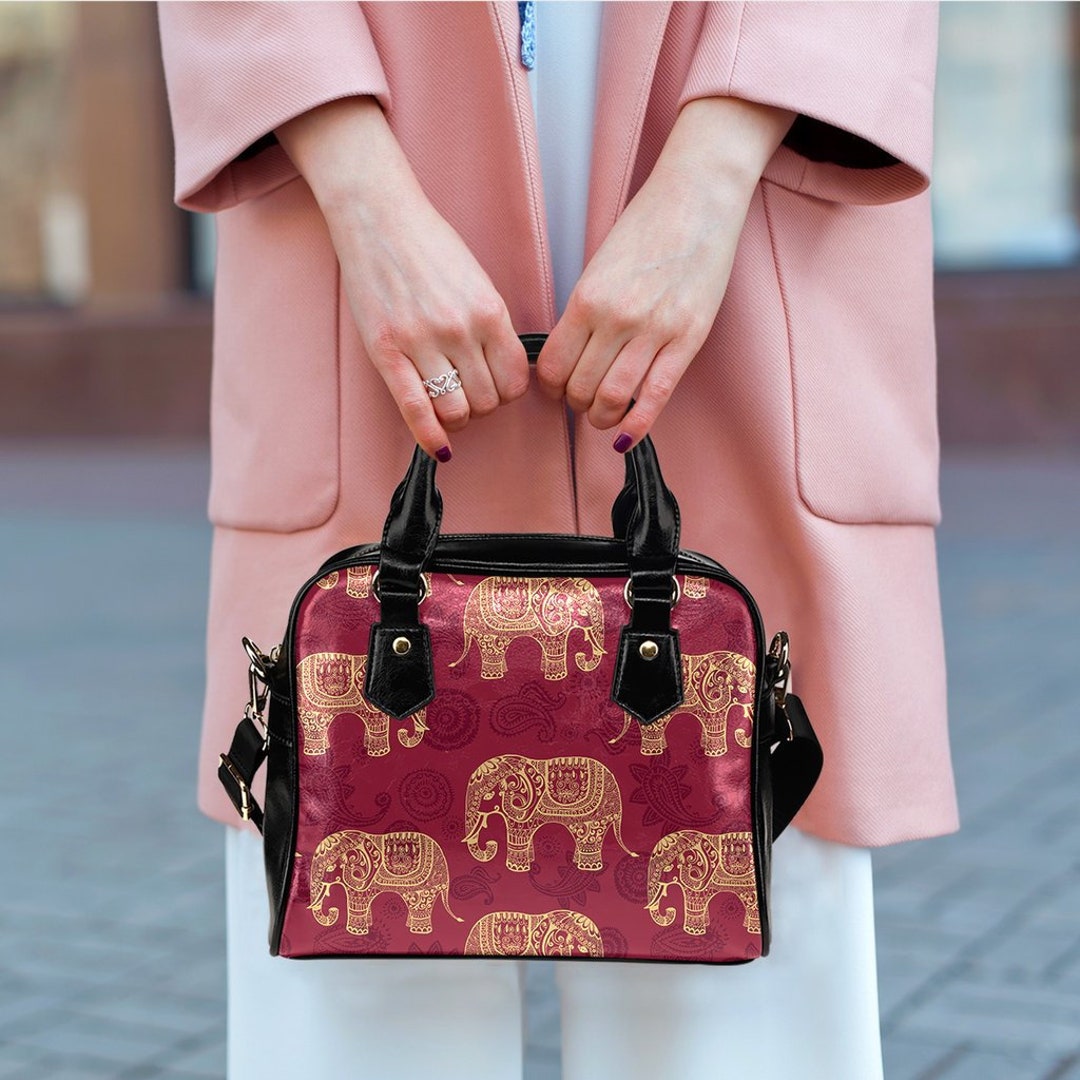 Elephant Handbags Elephant Shoulder Handbags Elephant Etsy