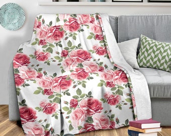 ONE TO PROMISE Pink Rose Flower Sugar Skull Black Blanket,Super Soft Cozy Warm Fleece Flannel Throw Blanket,Fuzzy Chic Plush Blanket for Sofa Couch Travel,50X40 ONE TO PROMISE Pink Rose Flower Sugar Skull Black Blanket,Super Soft Cozy Warm Fleece Flannel Throw Blanket,Fuzzy Chic Plush Blanket for Sofa Couch Travel,50X40