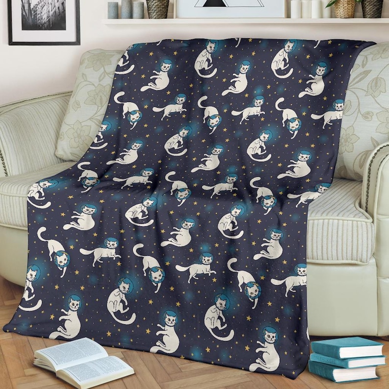 Cat Blanket Cat Throw Blanket Cat Fleece Blanket Cat Adult Etsy