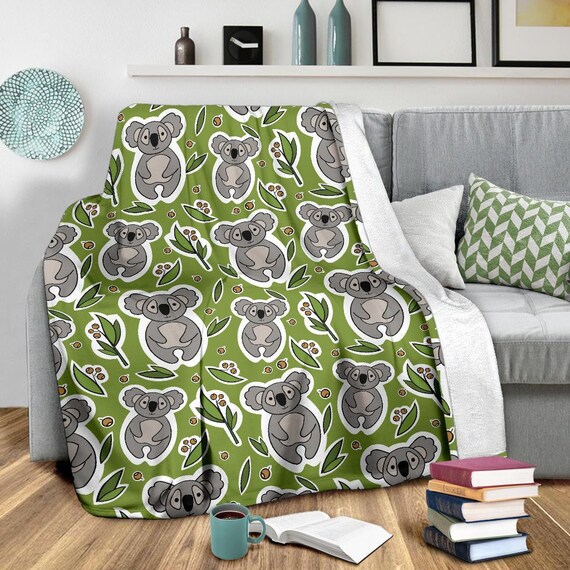 Koala Blanket Koala Throw Blanket Koala Fleece Blanket Koala Adult Blanket Koala Kid Blanket Etsy UK